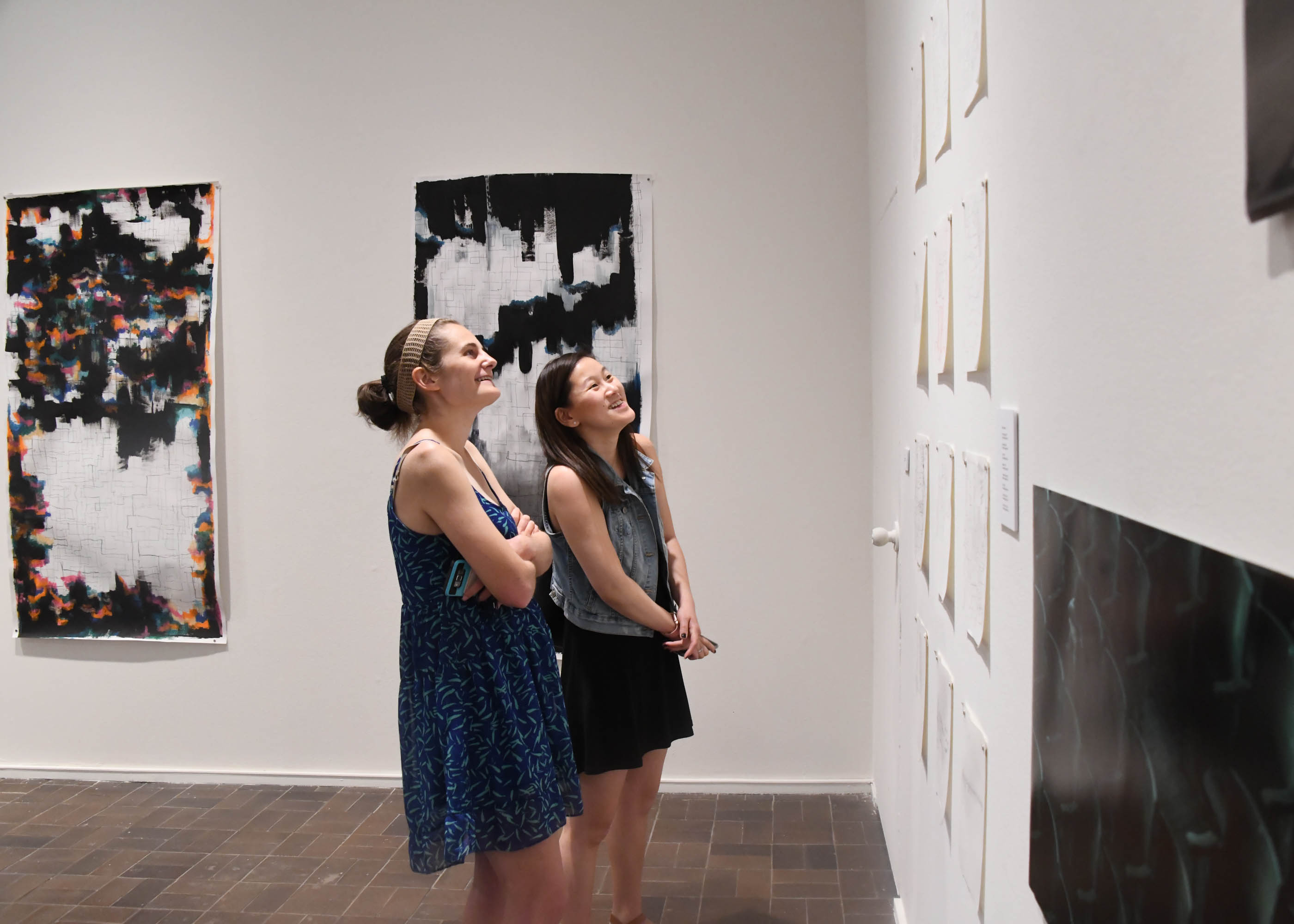 Image for Muhlenberg students view an exhibition by senior studio art majors in our very own Martin Art Gallery. The gallery also shows high quality work by local, national, and international artists. In addition, students have access to dozens of exhibits, lectures, and internships at the nearby Allentown Art Museum and local colleges. The world-class museums and galleries of New York and Philadelphia are within one to two hours.