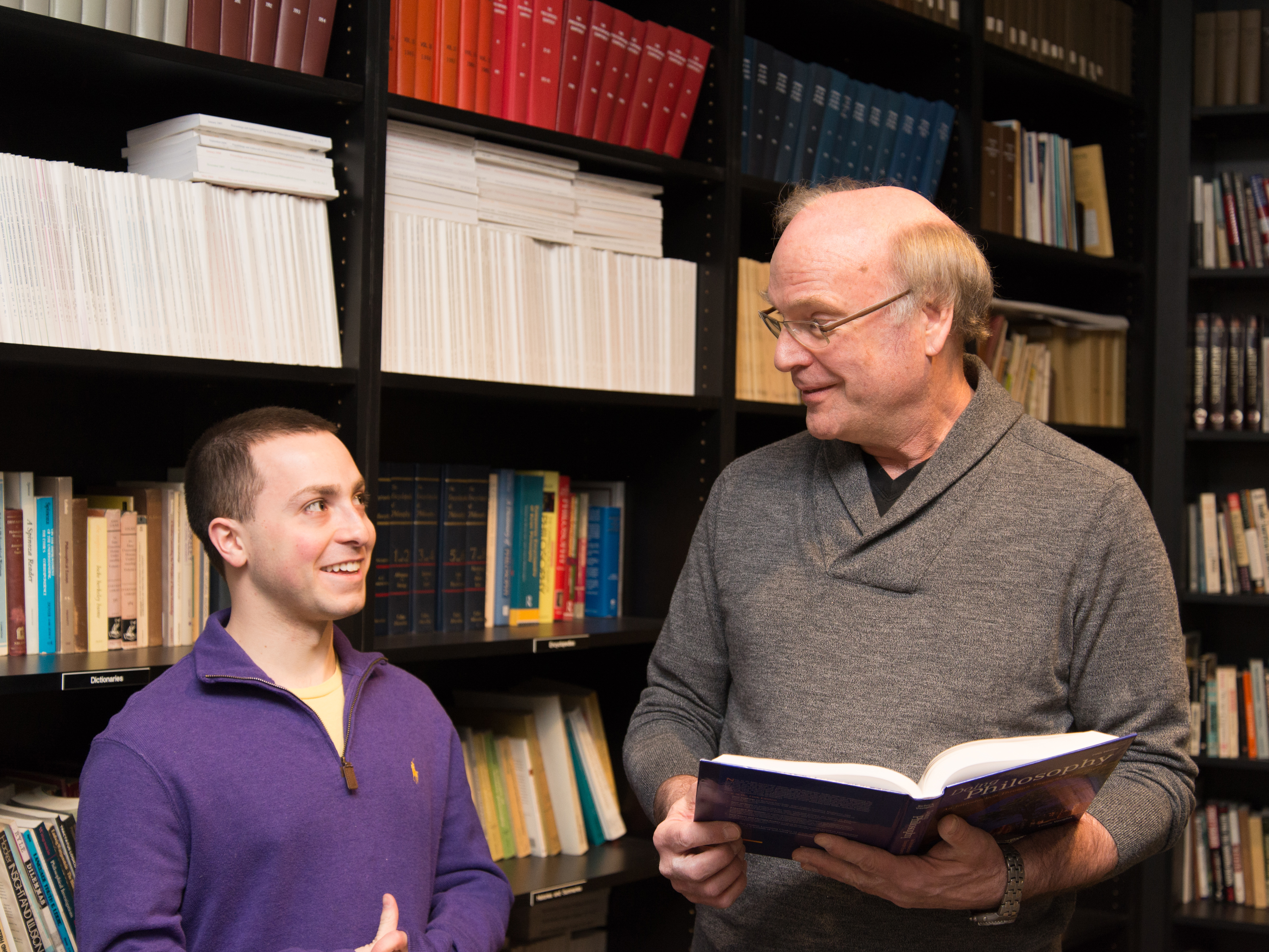 Image of teacher and student