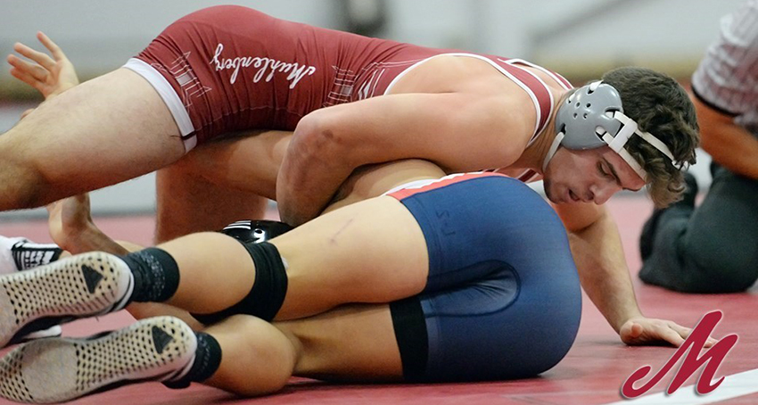 Three Wrestlers Pin Their Way to Semis - Muhlenberg College Athletics