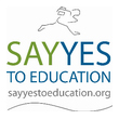 Logo for 2013 Say Yes to Education news article.