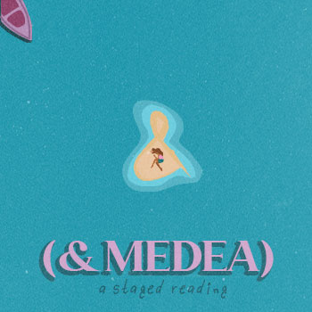 (&Medea): a staged reading key art.