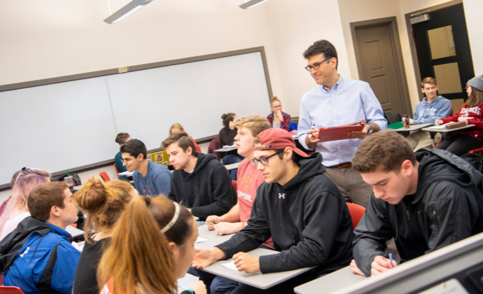 A classroom full of students