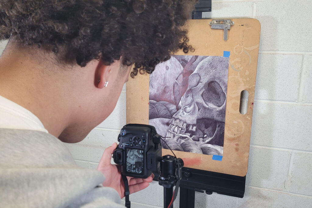 Photography Professor Assists Advanced Placement Art Class in Allentown