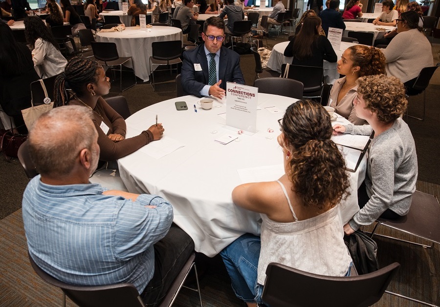Muhlenberg Statue in Fall