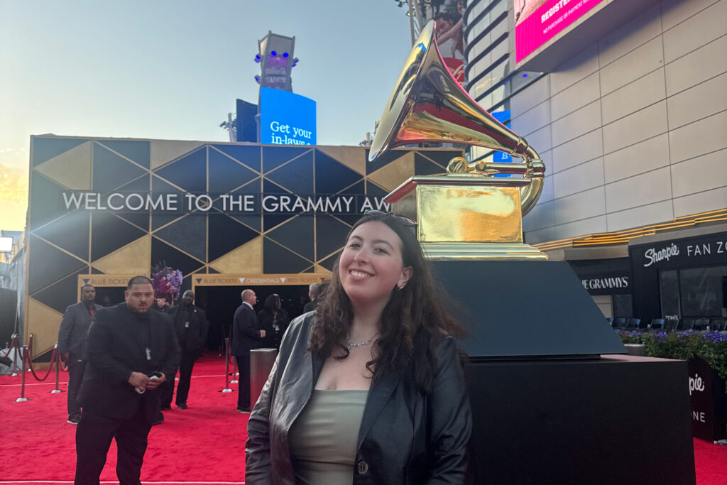 Lindsay Batzar &rsquo;26 Works the Grammy Awards