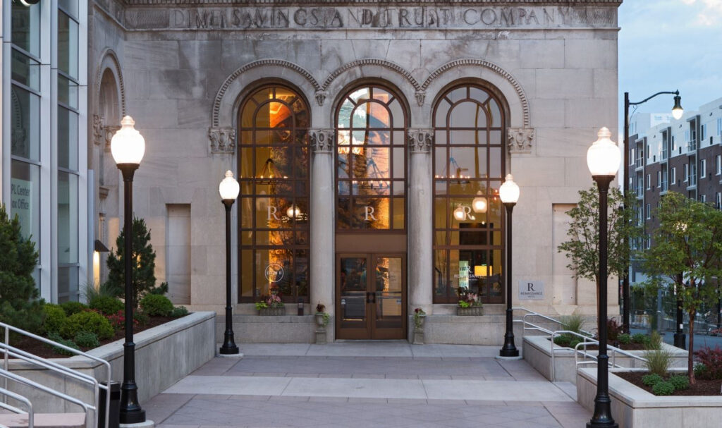 Exterior photo of an old building