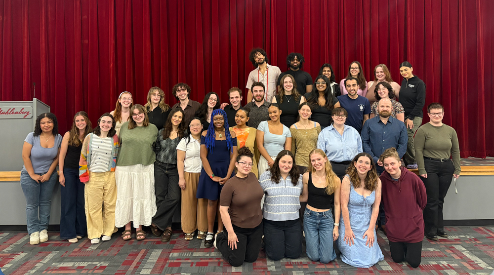 The staff and student workers who make up the Writing Center.