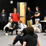 Spooky Season Hits the Stage with 'Carrie: The Musical' Members of the cast of Carrie: The Musical rehearse with choreographer Lyndsey Vader