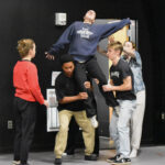 Spooky Season Hits the Stage with 'Carrie: The Musical' Members of the cast of Carrie: The Musical rehearse with choreographer Lyndsey Vader.