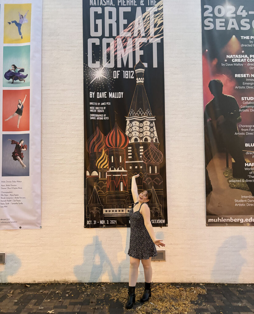 Poster for the "Great Comet" production.